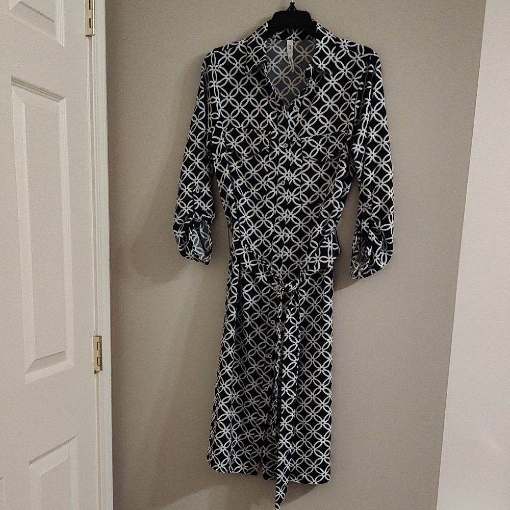 NY Collection Shirt Dress